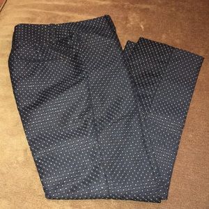 Ann Taylor black and gold dress pants